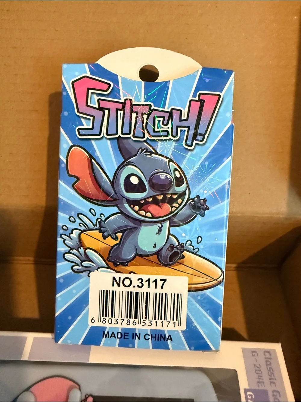 Stitch Themed Handheld Game Console and Stitch cards